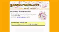 Desktop Screenshot of gpsseuranta.net