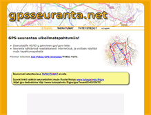 Tablet Screenshot of gpsseuranta.net